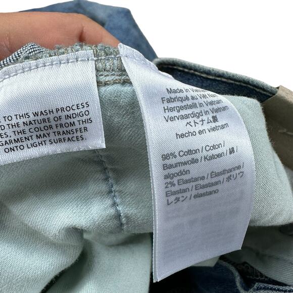 POINT SUR J. Crew High Rise Slim Boy Medium Wash Denim Jeans Women's Size 25 NWT - Picture 7 of 10